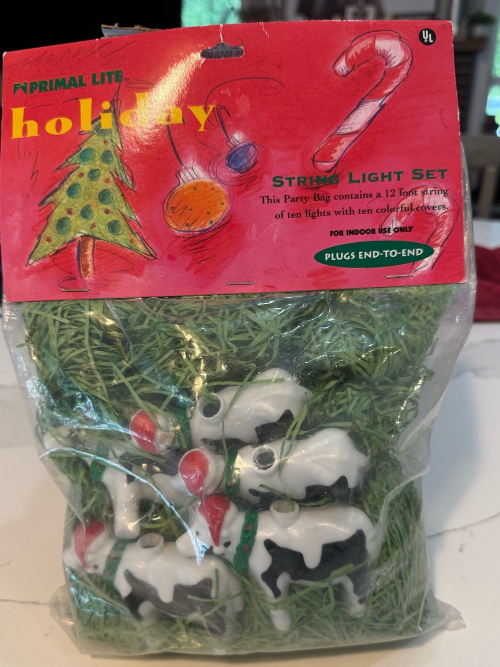 Primal Lite Holiday cow String Lights
